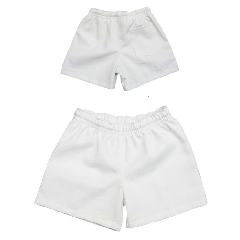 SHORT BLANCO COLEGIAL. RIMBI