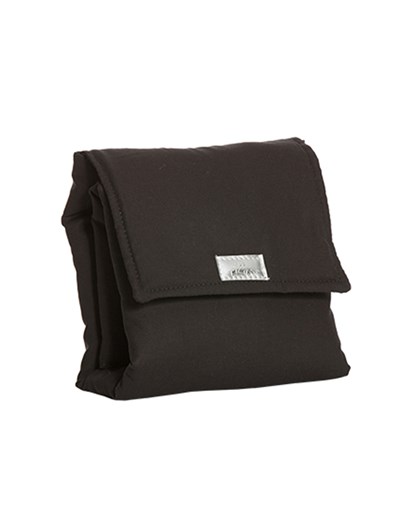 Cambiador negro de 3 capas en tela guata con plastico Gabardina. medidas:69cm x 43 cm.Pilim
