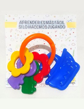 SONAJERO MORDILLO TIPO LLAVERO BABY CLUB