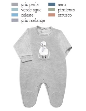 CONJUNTO 2 PIEZAS PARA BEBES REMERA MANGA CORTA CON RAYADA Y PANTALON RUSTICO DREAMS