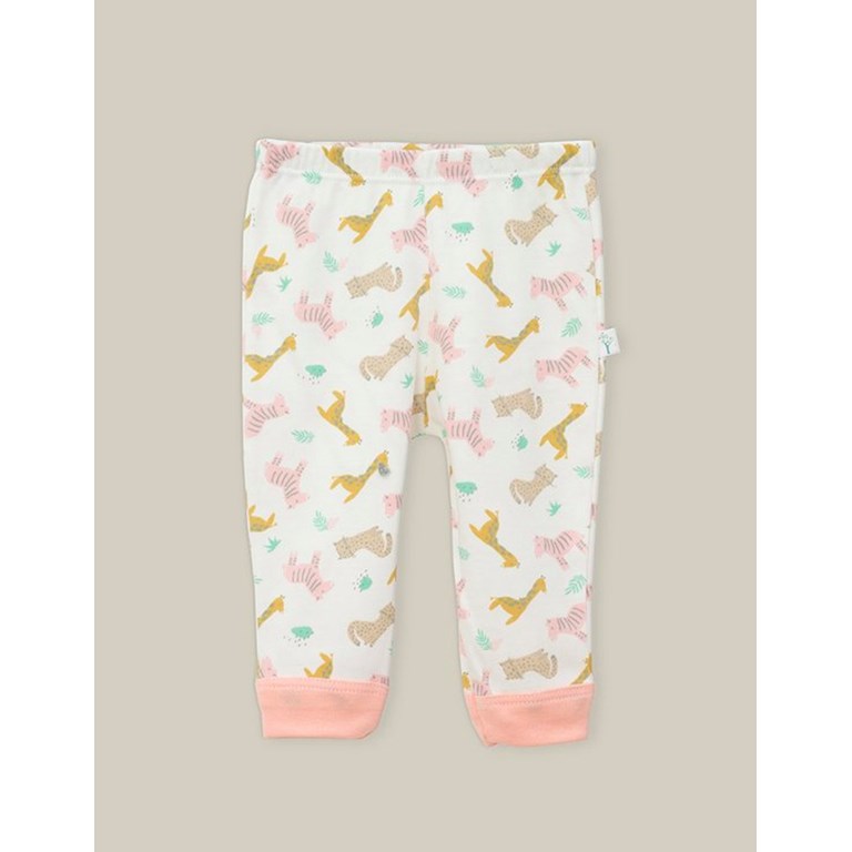 PANTALON LARGO CON PUñO ESTAMPADO UNISEX VARIOS COLORES NARANJO