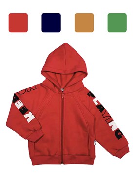 CAMPERA CON CAPUCHA FRISA BEBE PLAYING FACHERITOS