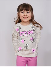 REMERA MANGA LARGA BEBA ALGODON CON ESTAMPA IT'S OK COMPACTO