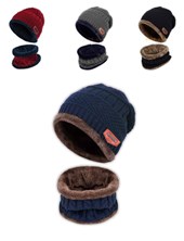 GORRO DE TELA CON CORDERITO INTERIOR MAS CUELLO DE TELA LISO MAC FLY