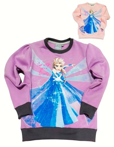BUZO ESTAMPADO NENA FROZEN DISNEY