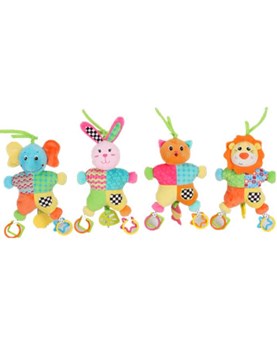 CUNERO 4 ANIMALITOS DIFERENTES 9'WOODY TOYS