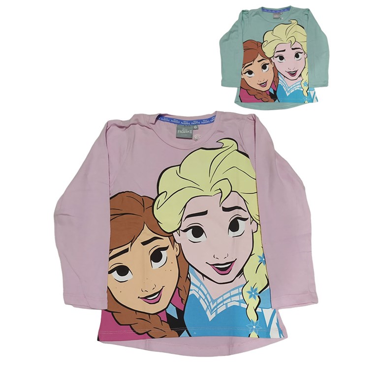 REMERA MANGA LARGA ESTAMPADA FROZEN DISNEY