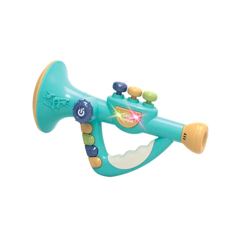 RJ2866E TROMPETA DIDACTICA CON SONIDOS Y LUZ PARA BEBE