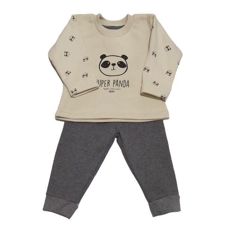Enterito bebe sin mangas en jersey liso con estampado central unisex.Dreams