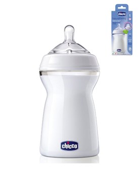 NUEVA MAMADERA NATURAL FEELING 330ML 6 MESES + FLUJO RAPIDO CHICCO