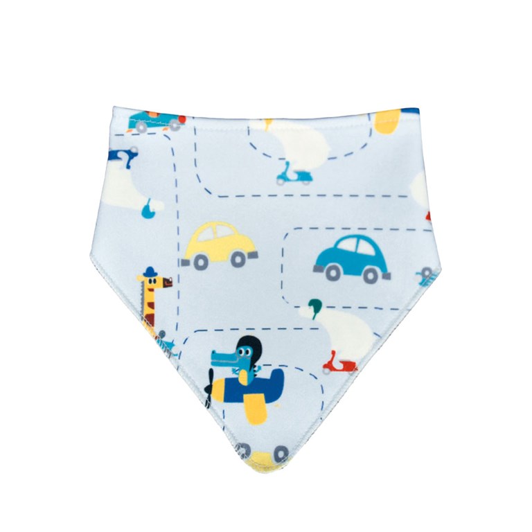 BABERO BANDANA SUBLIMADO PARA BEBES MIBES