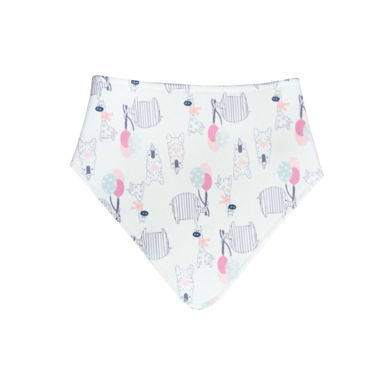 BABERO BANDANA SUBLIMADO PARA BEBES MIBES