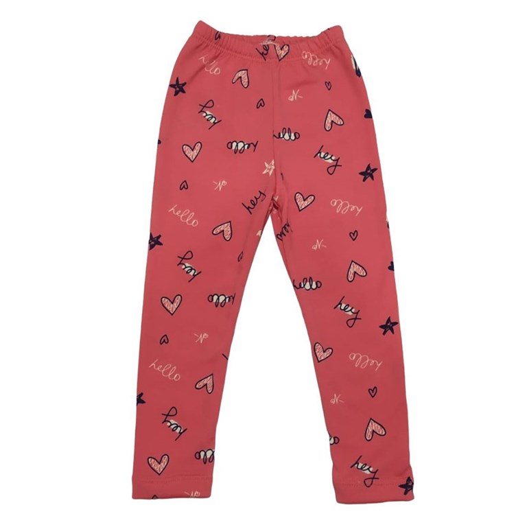 CALZA PARA BEBA ESTAMPADA HELLO CORAZONES LABENDEL