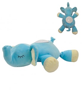 ELEFANTE 12' DURMIENDO CON LUZ Y MUSICA WOODY TOYS