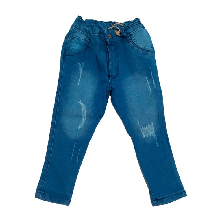 JEANS NENE AZUL ARAÑAZOS LABENDEL