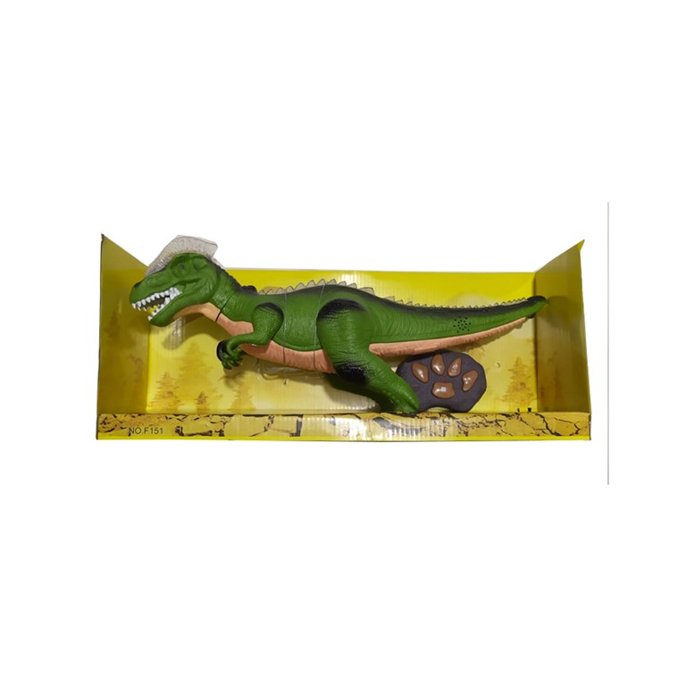 F151 DINOSAURIO RADIO CONTROL CON LUZ Y SONIDO EN CAJA