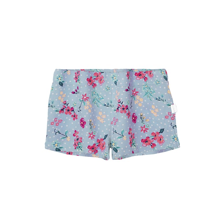 SHORT PARA BEBA ESTAMPADO FLORES EN FIBRANA GEPETTO