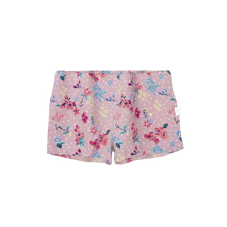 SHORT PARA BEBA ESTAMPADO FLORES EN FIBRANA GEPETTO