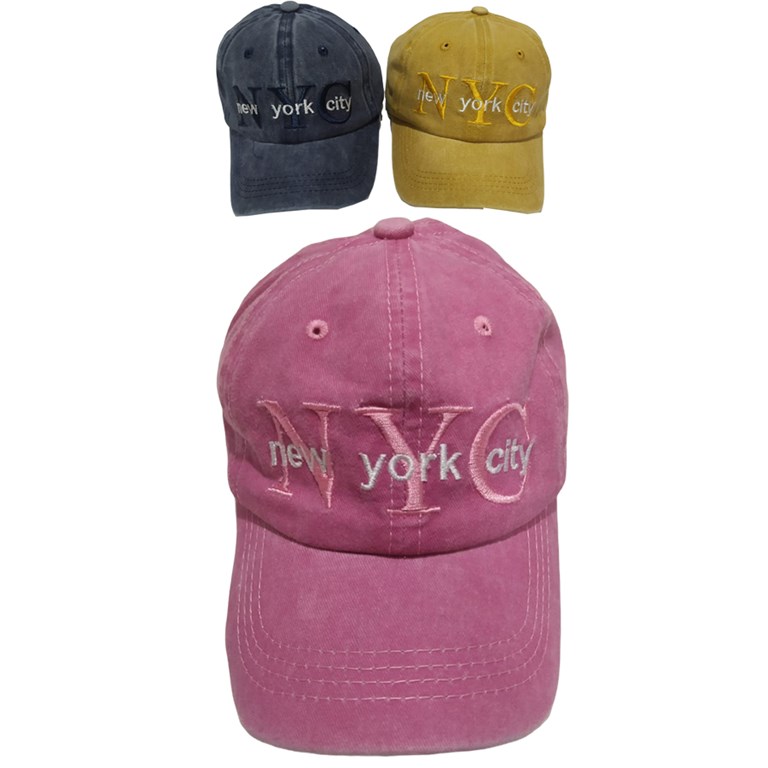 GORRA LISA REGULABLE CON VISERA NYC MAC FLY