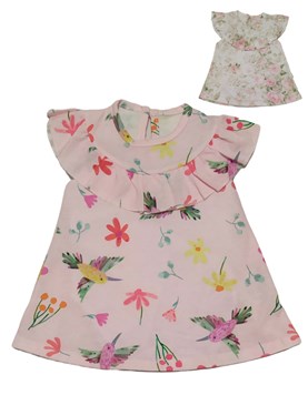 Vestido body bambula de florcitas. Colores surtidos. Pilim