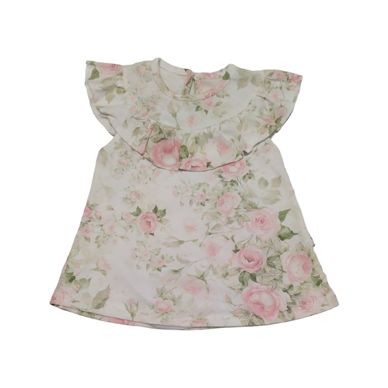 Vestido plumeti con cuello y cartera con bombacha. pilim