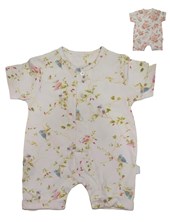 Jardinero tela algodon estampada de bebe. pilim