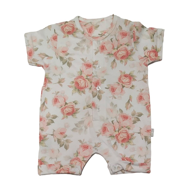 Jardinero tela algodon estampada de bebe. pilim