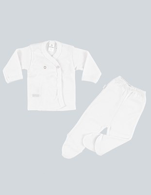 CONJUNTO BATITA Y MEDIO OSITO BLANCO GAMISE