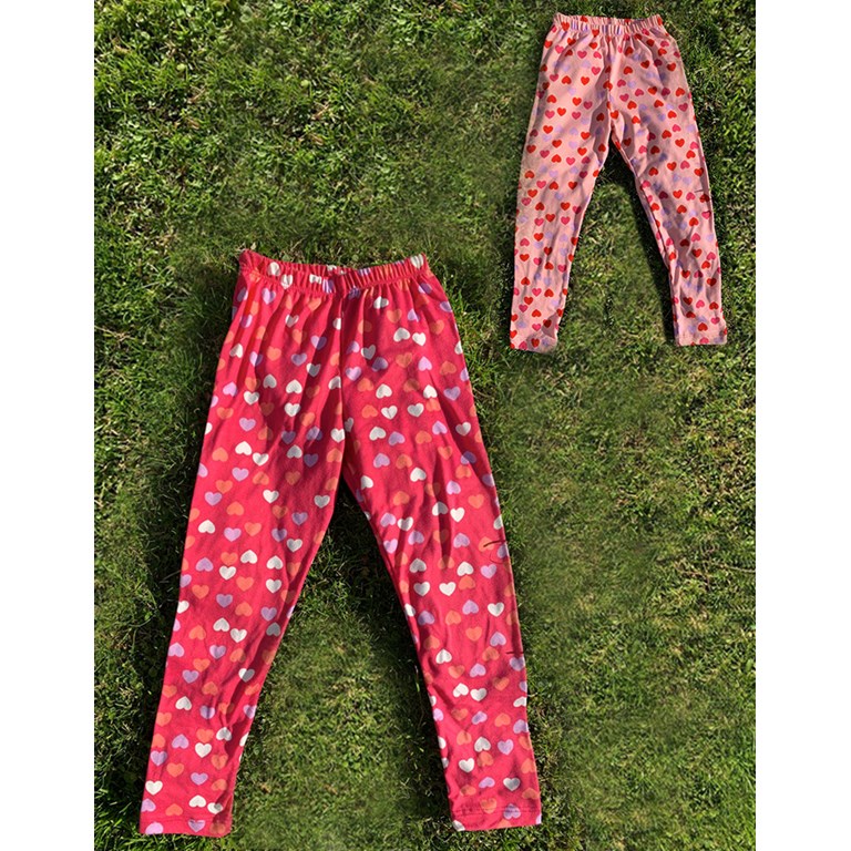 CALZA BEBA MODAL ESTAMPADA CORAZONES LABENDEL