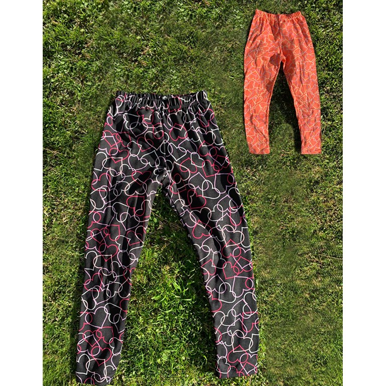 CALZA PARA BEBA MODAL ESTAMPADACORAZONS GRANDES LABENDEL