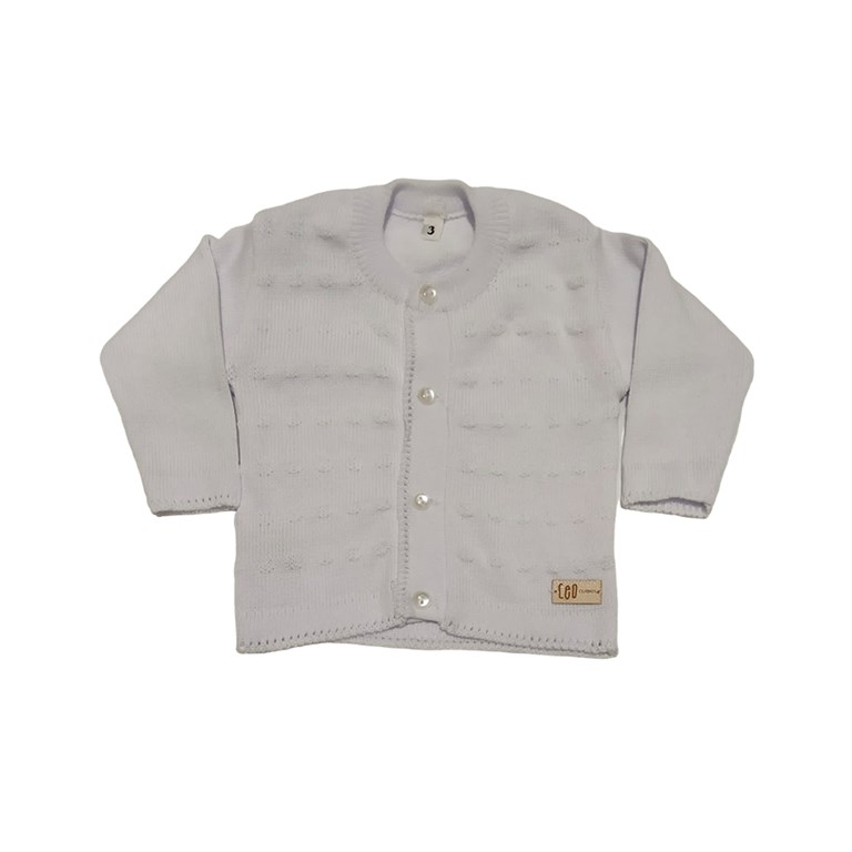 Campera tejida. Ceo.