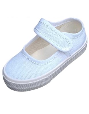 GUILLERMINA ART.00BL BLANCA C/VELCRO. SOL LOLO