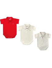 BODY CHOMBA MANGA CORTA  LISO PARA BEBE VARON PICCOLO