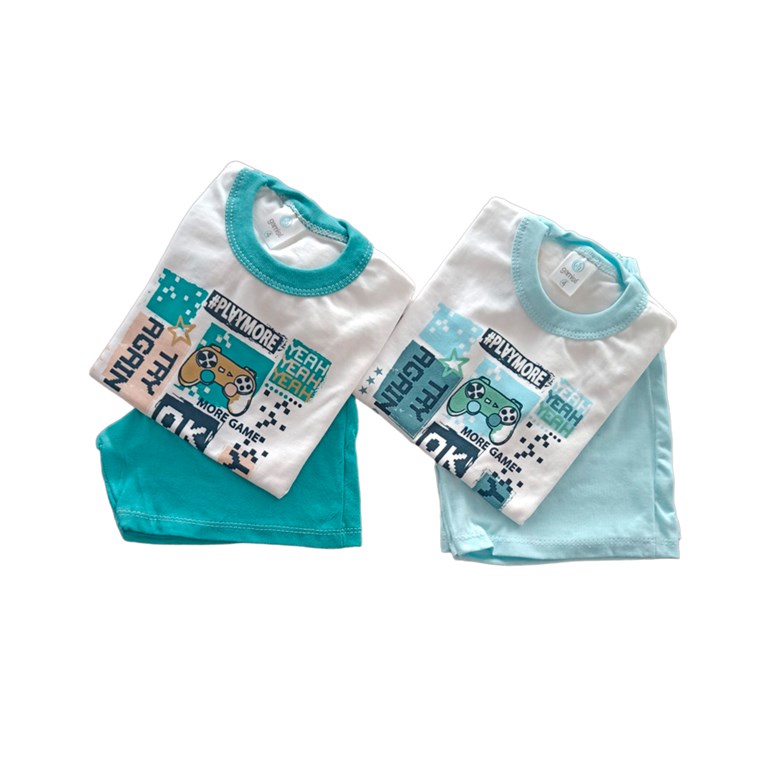 CONJUNTO NIÑO ESTAMPADO PLAY. COLORES SURTIDOS. GAMISE