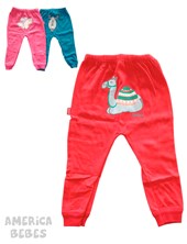 PANT ESTAMPADO EN COLA MOTO S/PIE. COLORES SURTIDOS. GAMISE