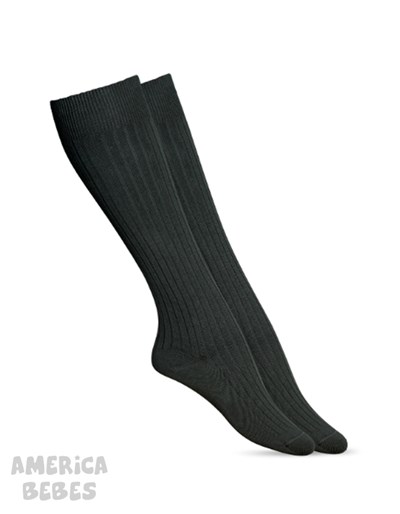 A15043MEDIA 3/4 ALGODON MORLEY VERDE STYLO