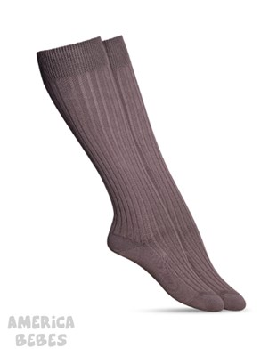 A15043 MEDIA 3/4 ALGODON MORLEY GRIS STYLO