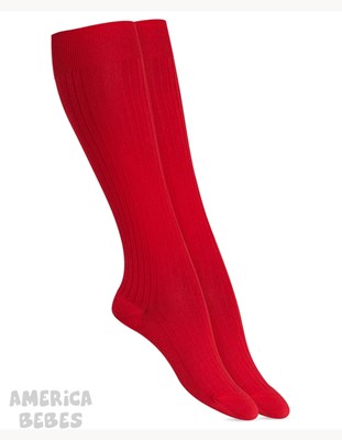 A15000 Media Colegial Rojo Strech. Stylo.