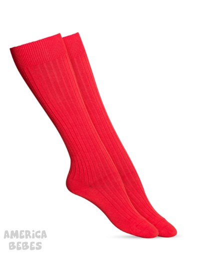 A15043 MEDIA 3/4 ALG.MORLEY ROJO STYLO