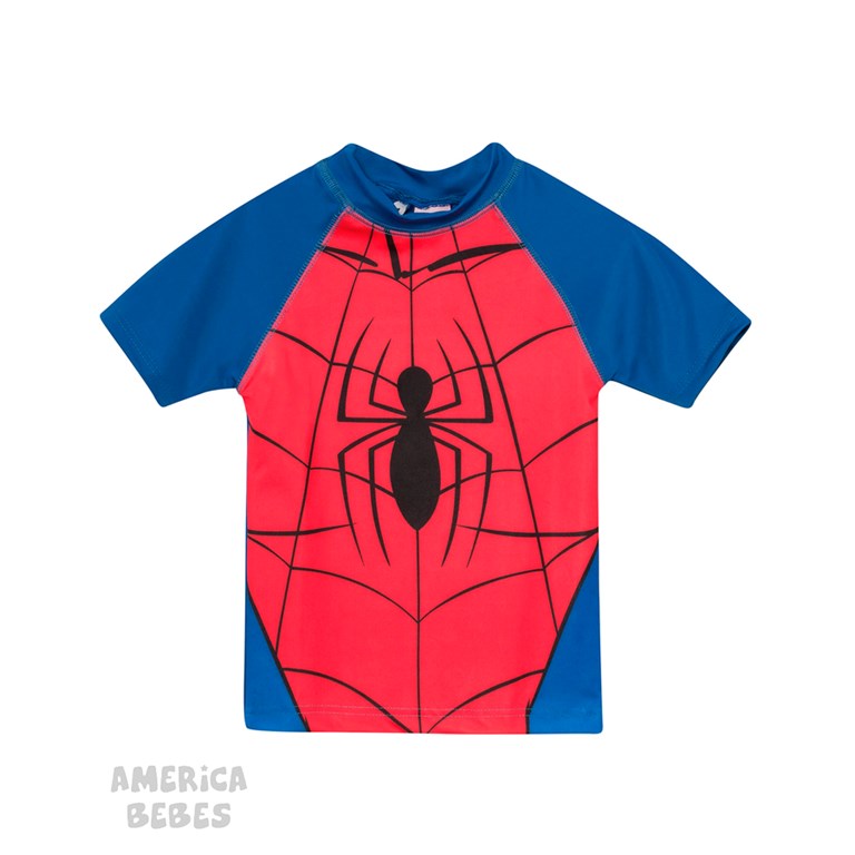 REMERA MANGA CORTA FPS50+ SPIDERMAN DISNEY