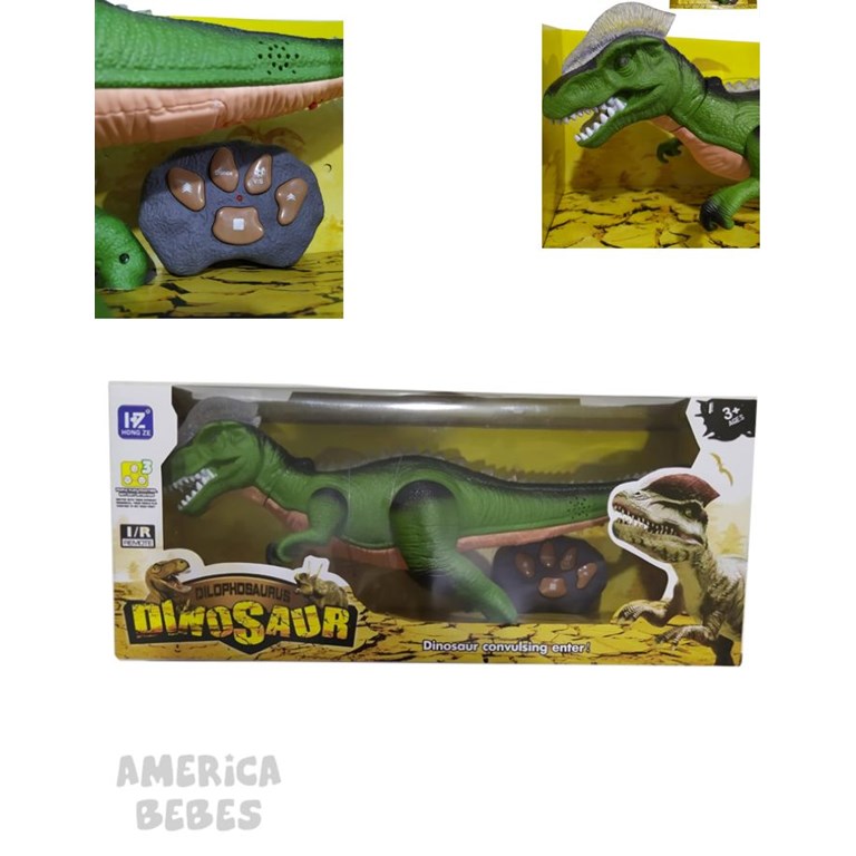 F151 DINOSAURIO RADIO CONTROL CON LUZ Y SONIDO EN CAJA