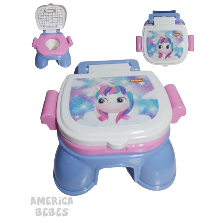 OKBB0286 PELELA UNICORNIO 3 EN 1 PARA BEBES OK BABY