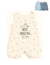 ENTERITO BEBE VARON SIN MANGA ESTAMPADO OSITOS. DREAMS