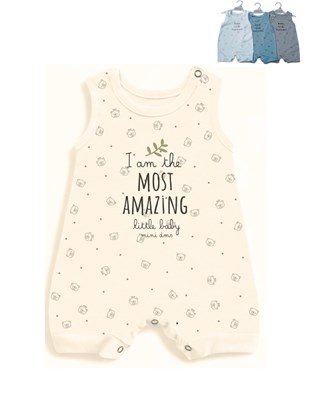 ENTERITO BEBE VARON SIN MANGA ESTAMPADO OSITOS. DREAMS